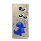 Chrome Dinosaur Balloons Samsung Galaxy A3 2016 Case on gold phone