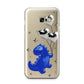 Chrome Dinosaur Balloons Samsung Galaxy A3 2017 Case on gold phone