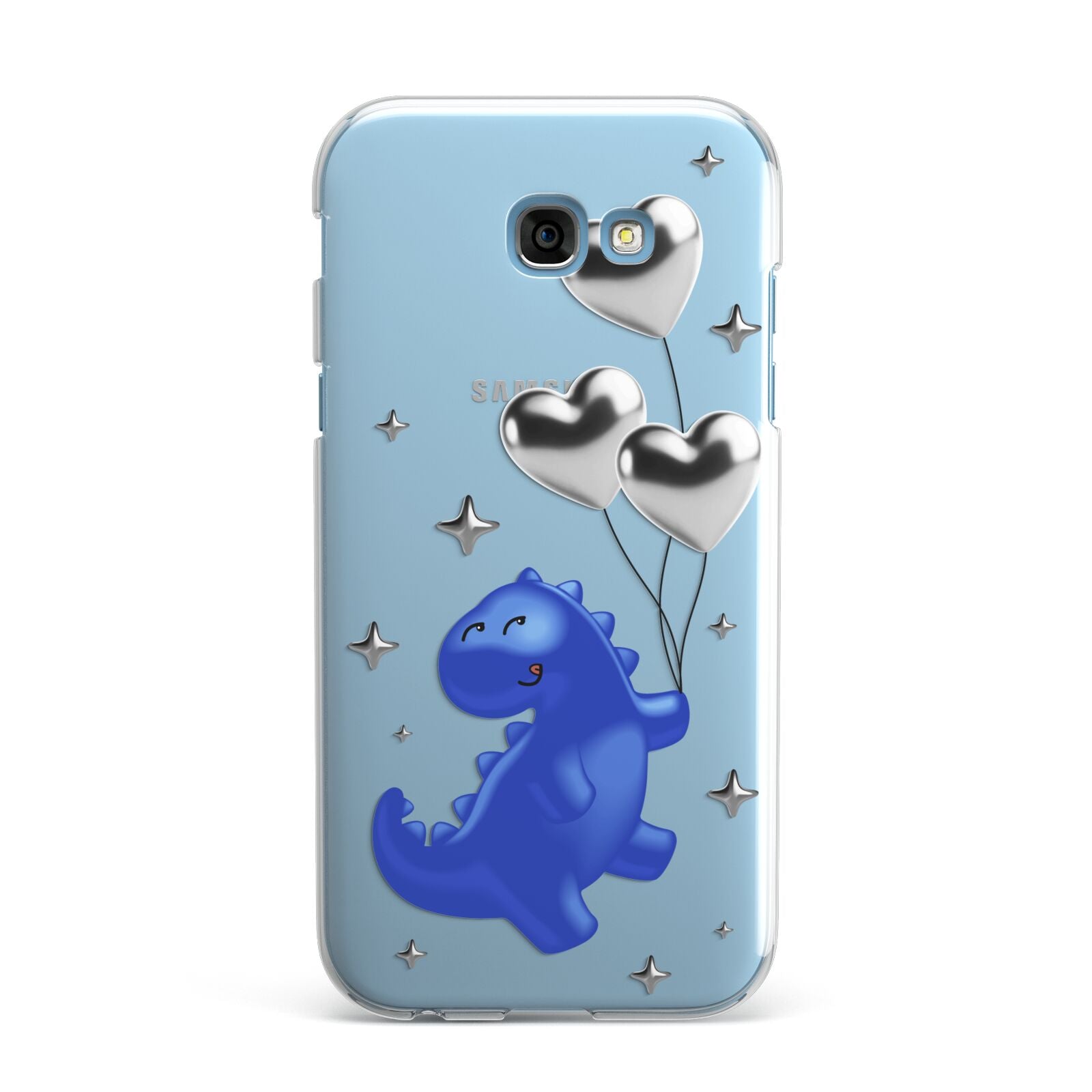 Chrome Dinosaur Balloons Samsung Galaxy A7 2017 Case