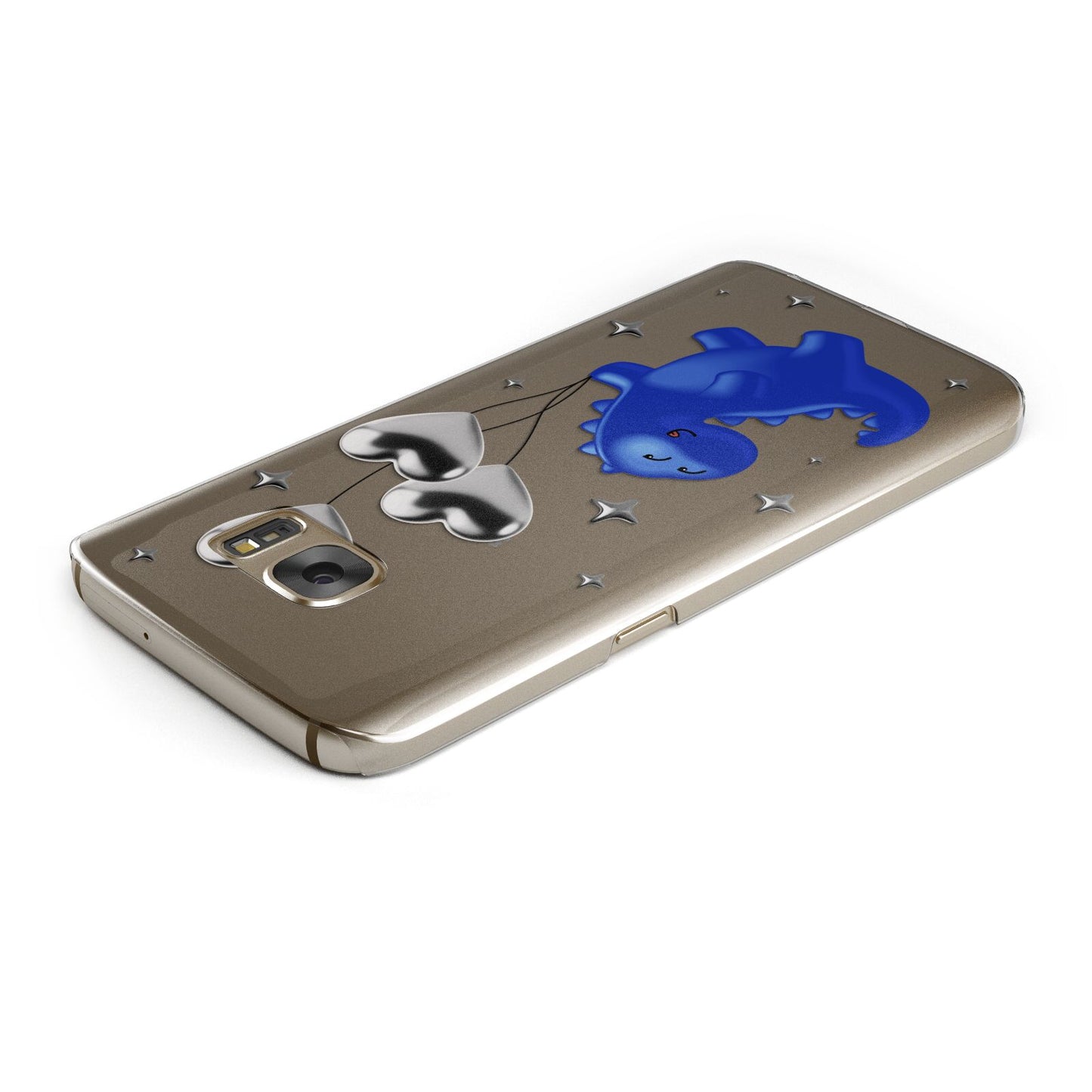 Chrome Dinosaur Balloons Samsung Galaxy Case Top Cutout