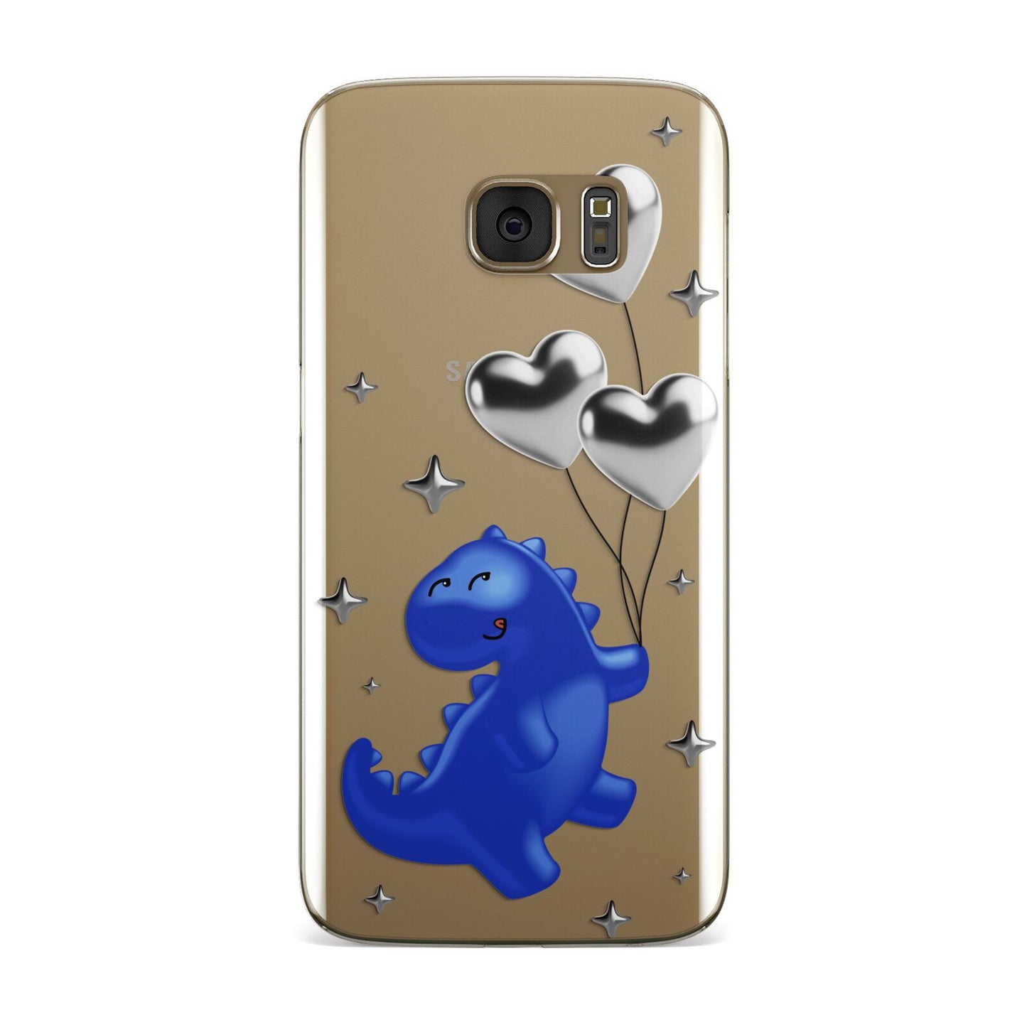 Chrome Dinosaur Balloons Samsung Galaxy Case