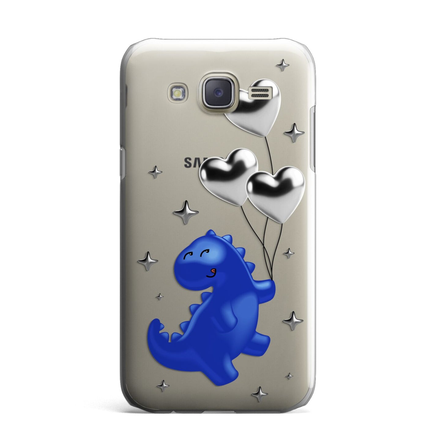 Chrome Dinosaur Balloons Samsung Galaxy J7 Case