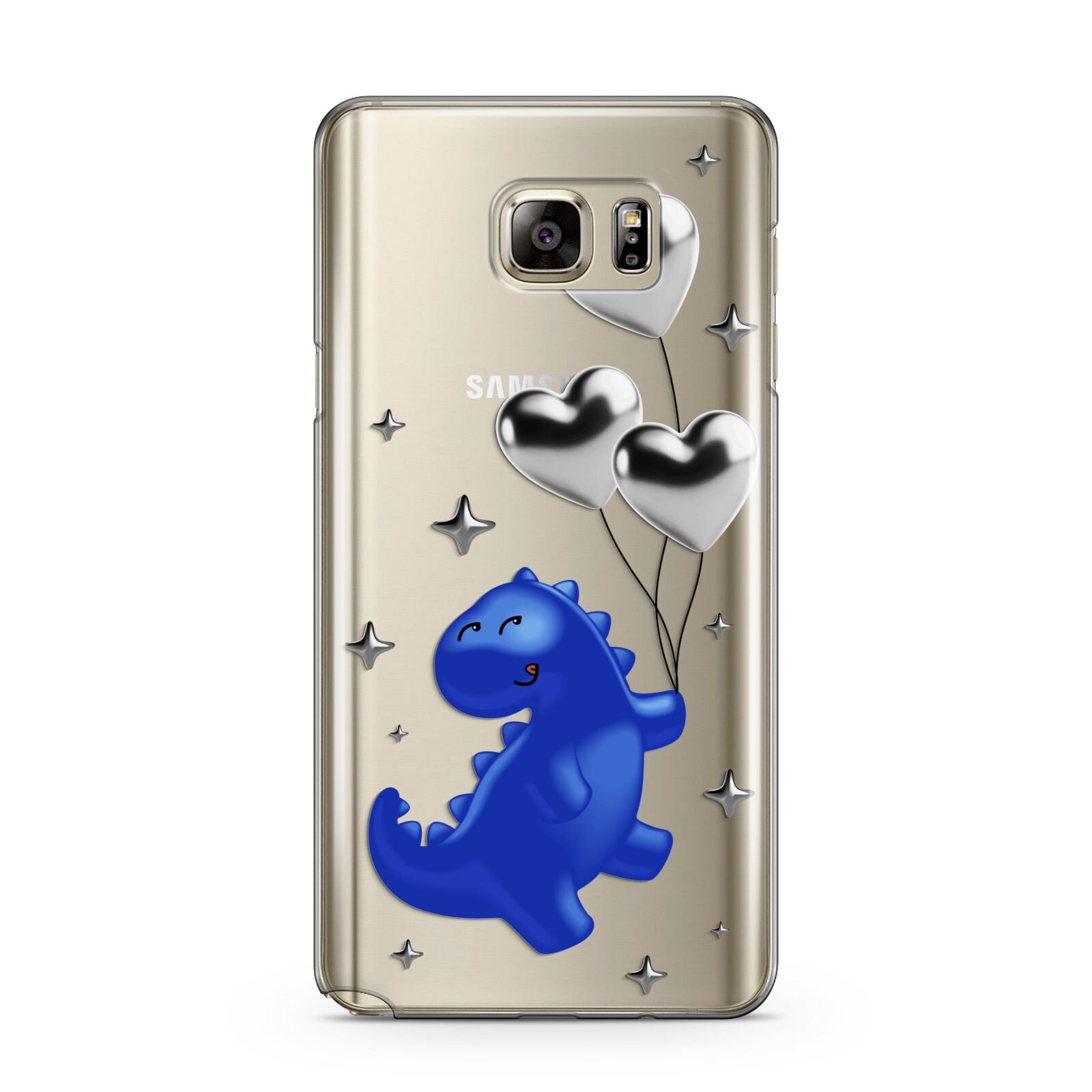 Chrome Dinosaur Balloons Samsung Galaxy Note 5 Case