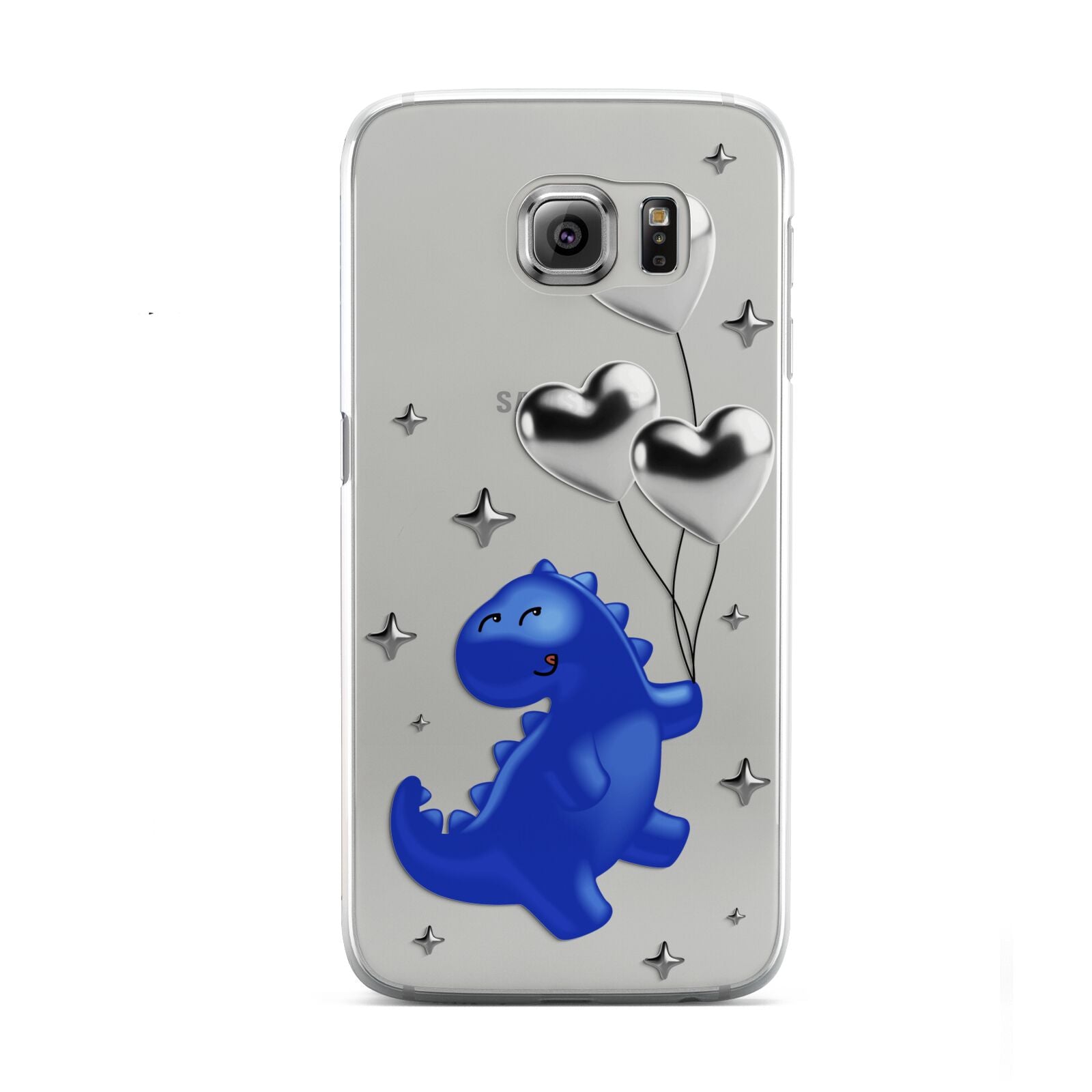 Chrome Dinosaur Balloons Samsung Galaxy S6 Case