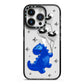 Chrome Dinosaur Balloons iPhone 14 Pro Black Impact Case on Silver phone