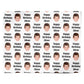 Custom Happy Birthday Face Personalised Wrapping Paper Alternative