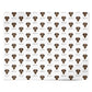 Deerhound Icon with Name Personalised Wrapping Paper Alternative