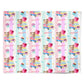 Girls Personalised Ice Cream Cart Personalised Wrapping Paper Alternative