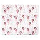 Girls Personalised Photo Face Gymnast Personalised Wrapping Paper Alternative