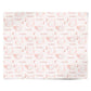 Girls Personalised Swan Personalised Wrapping Paper Alternative