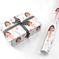 Girls Photo Face Ballerina Personalised Wrapping Paper