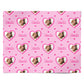 Girls Prink Photo Birthday Personalised Wrapping Paper Alternative