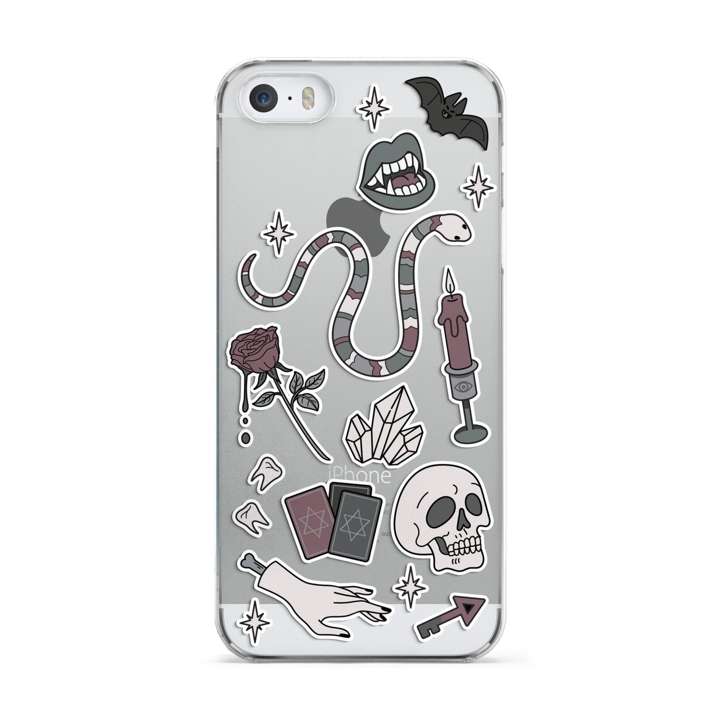 Halloween Spooky Stickers Apple iPhone 5 Case