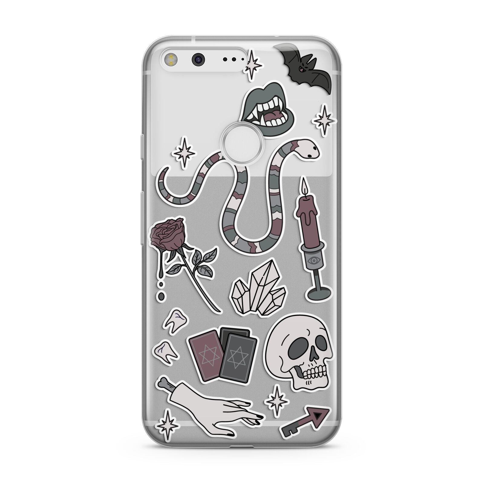 Halloween Spooky Stickers Google Pixel Case