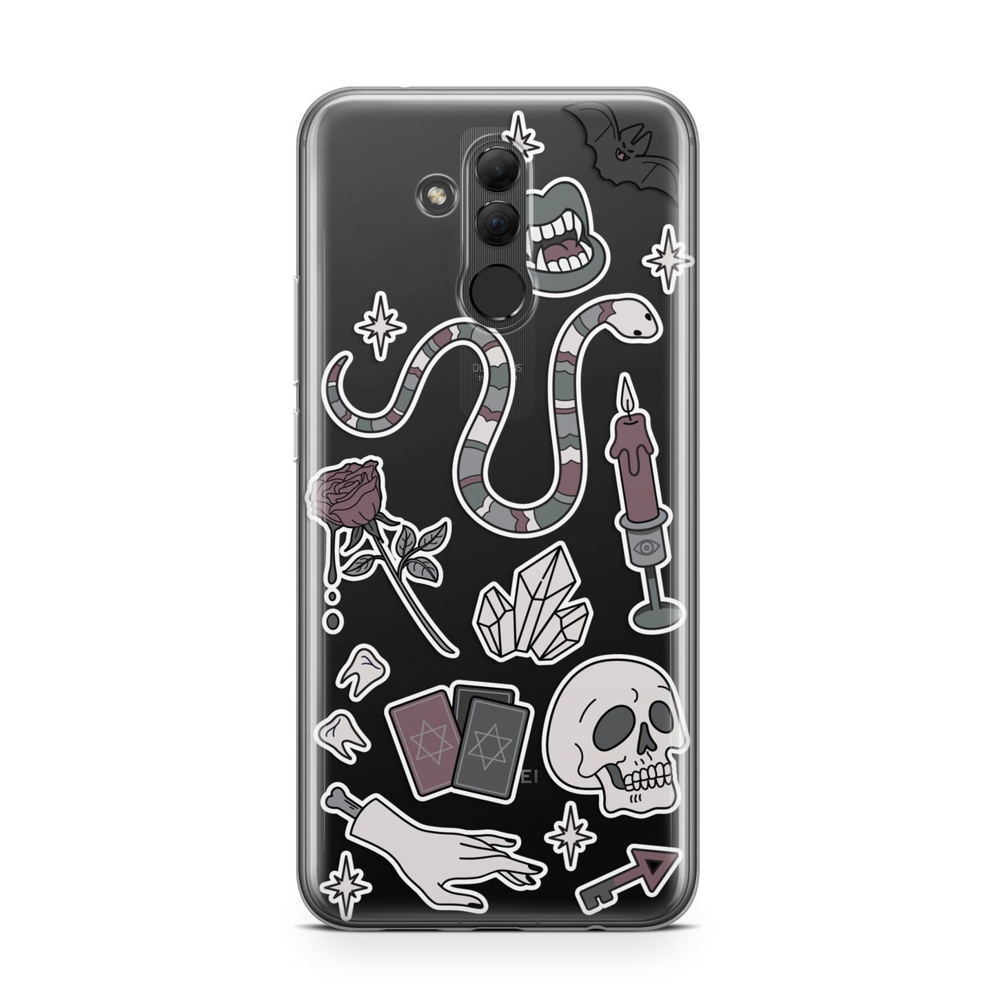 Halloween Spooky Stickers Huawei Mate 20 Lite