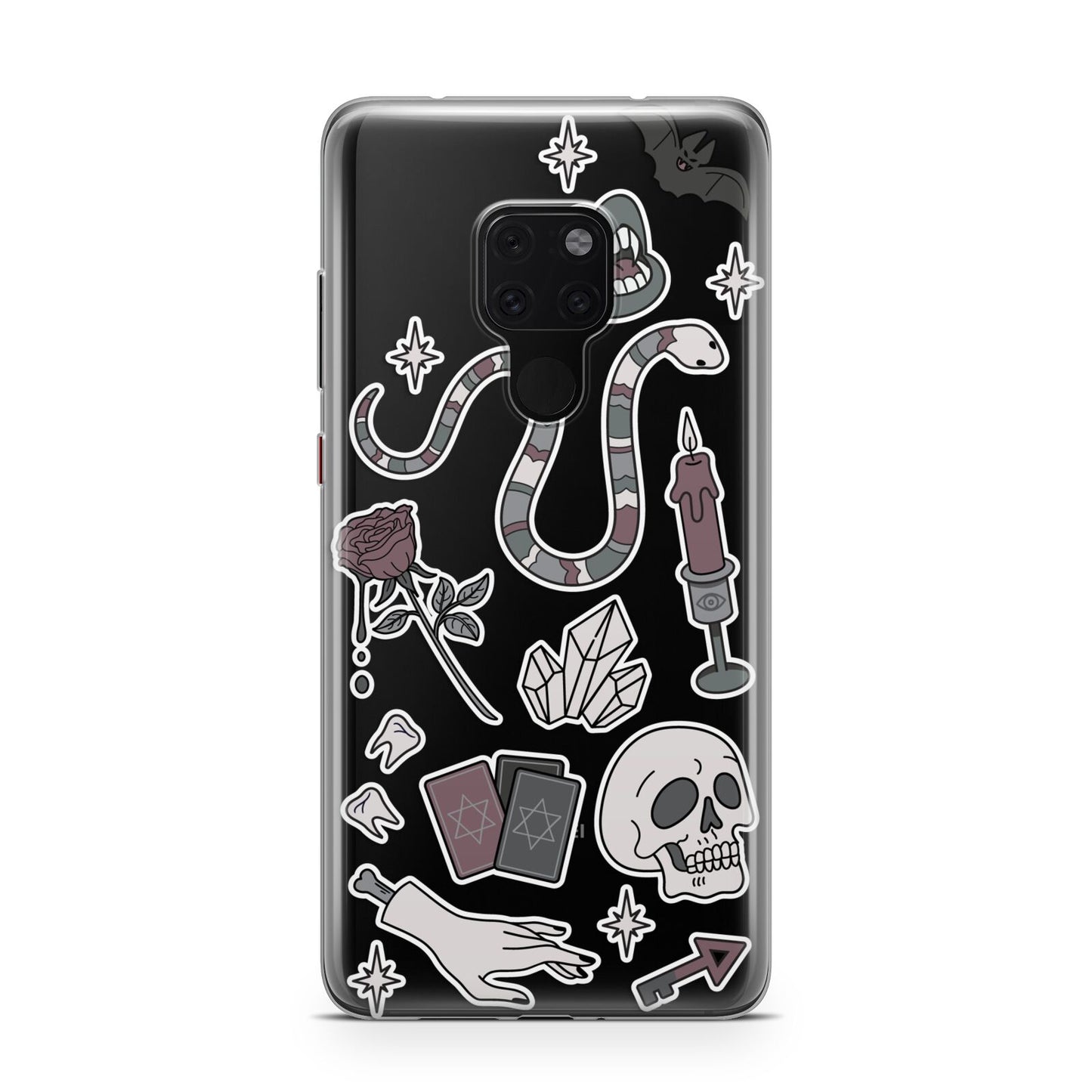 Halloween Spooky Stickers Huawei Mate 20 Phone Case