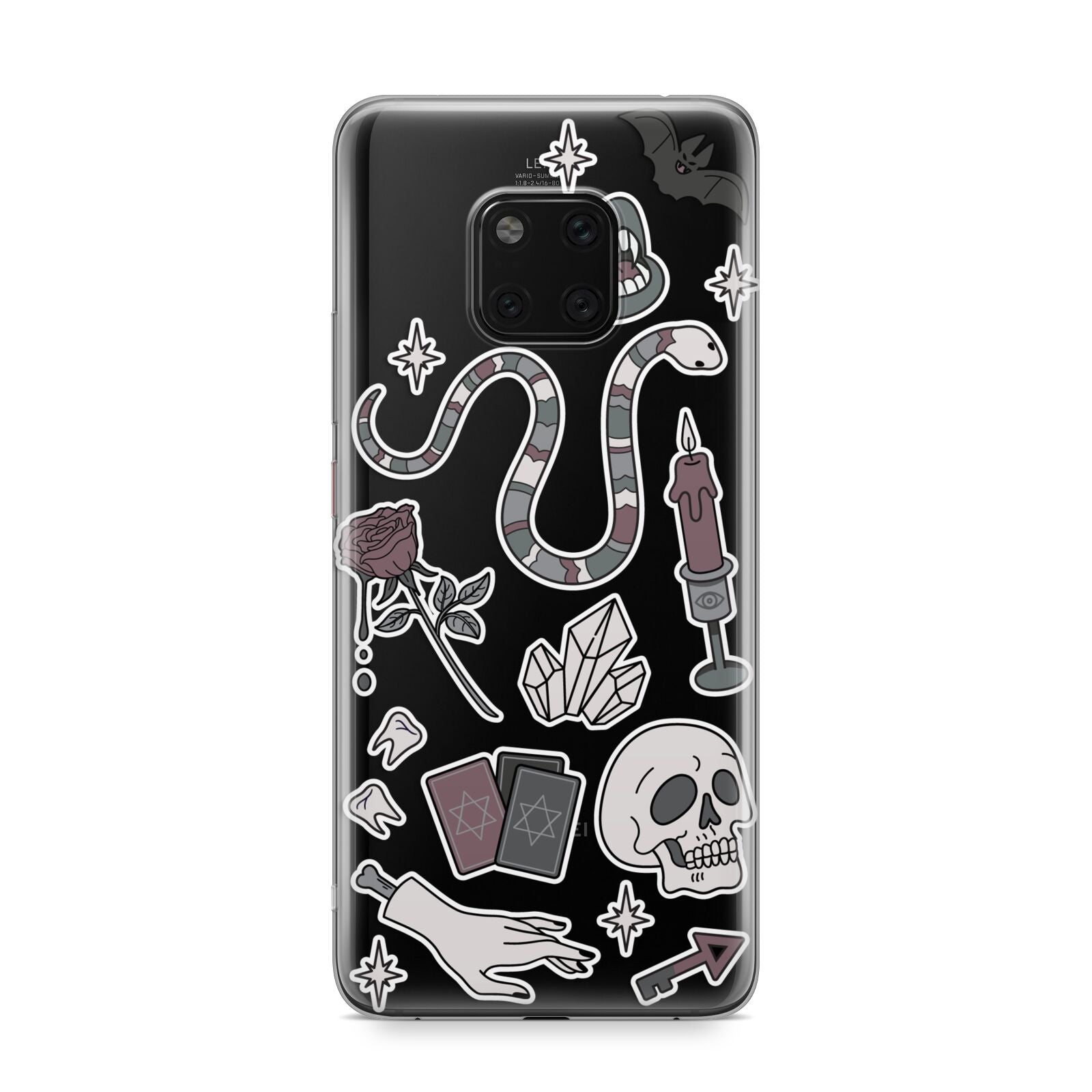 Halloween Spooky Stickers Huawei Mate 20 Pro Phone Case