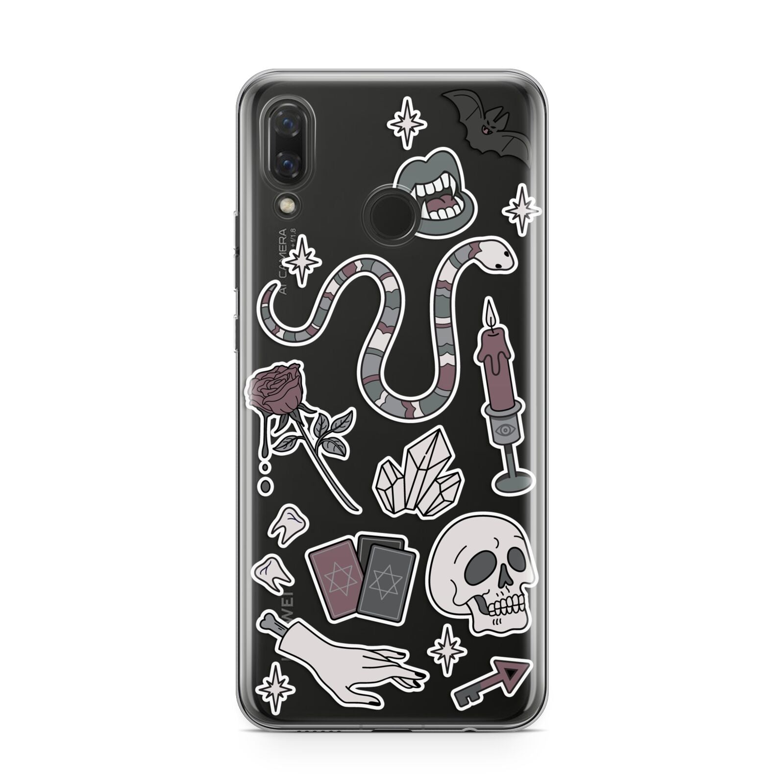 Halloween Spooky Stickers Huawei Nova 3 Phone Case