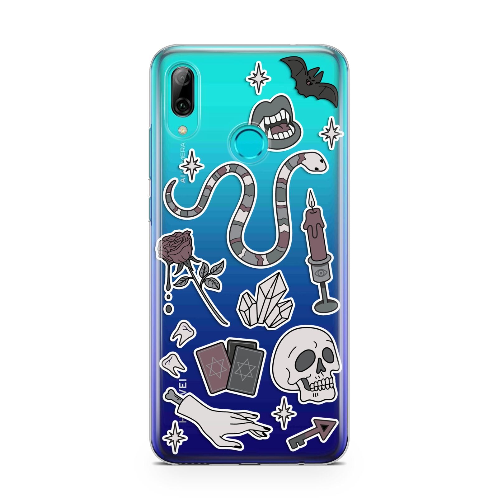 Halloween Spooky Stickers Huawei P Smart 2019 Case