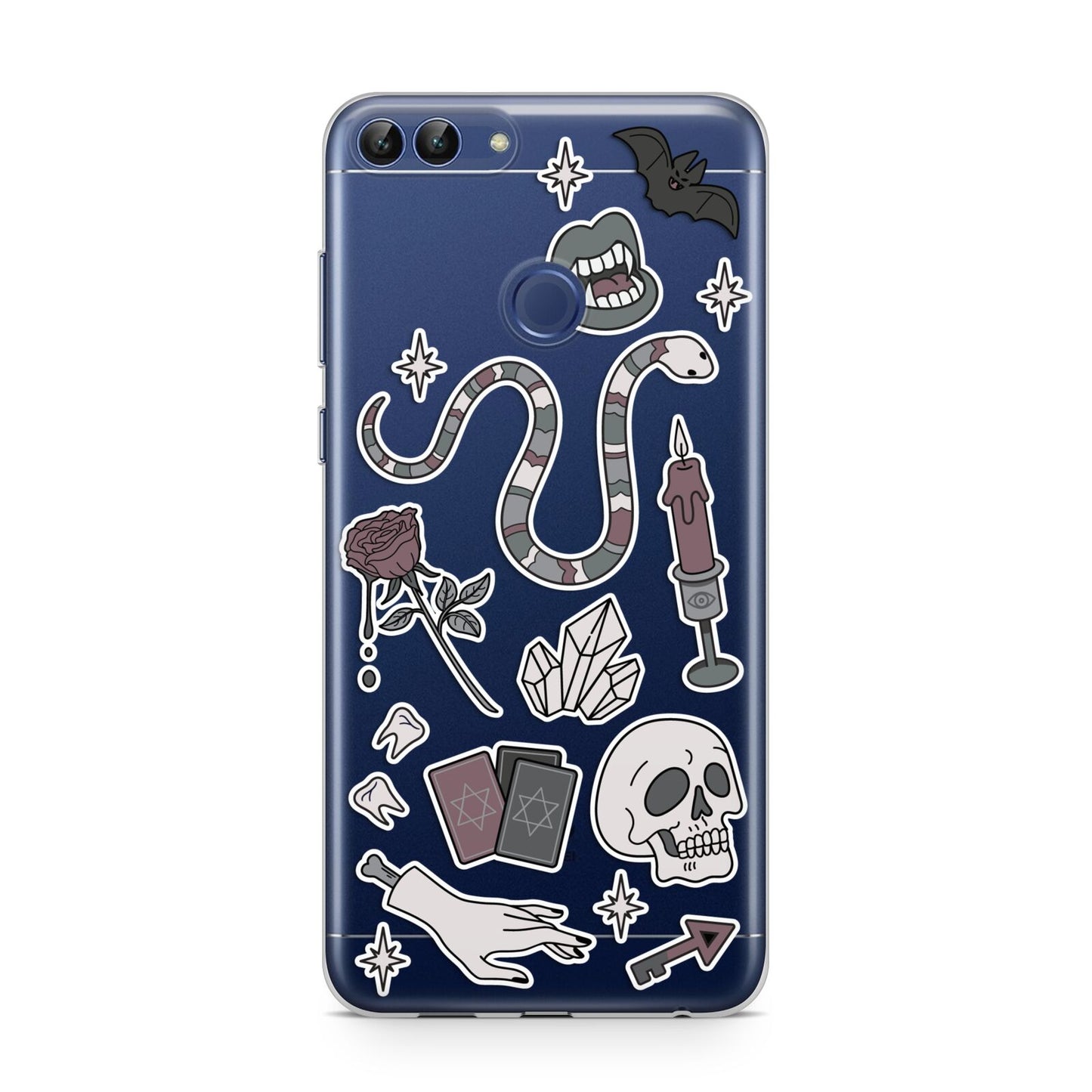 Halloween Spooky Stickers Huawei P Smart Case