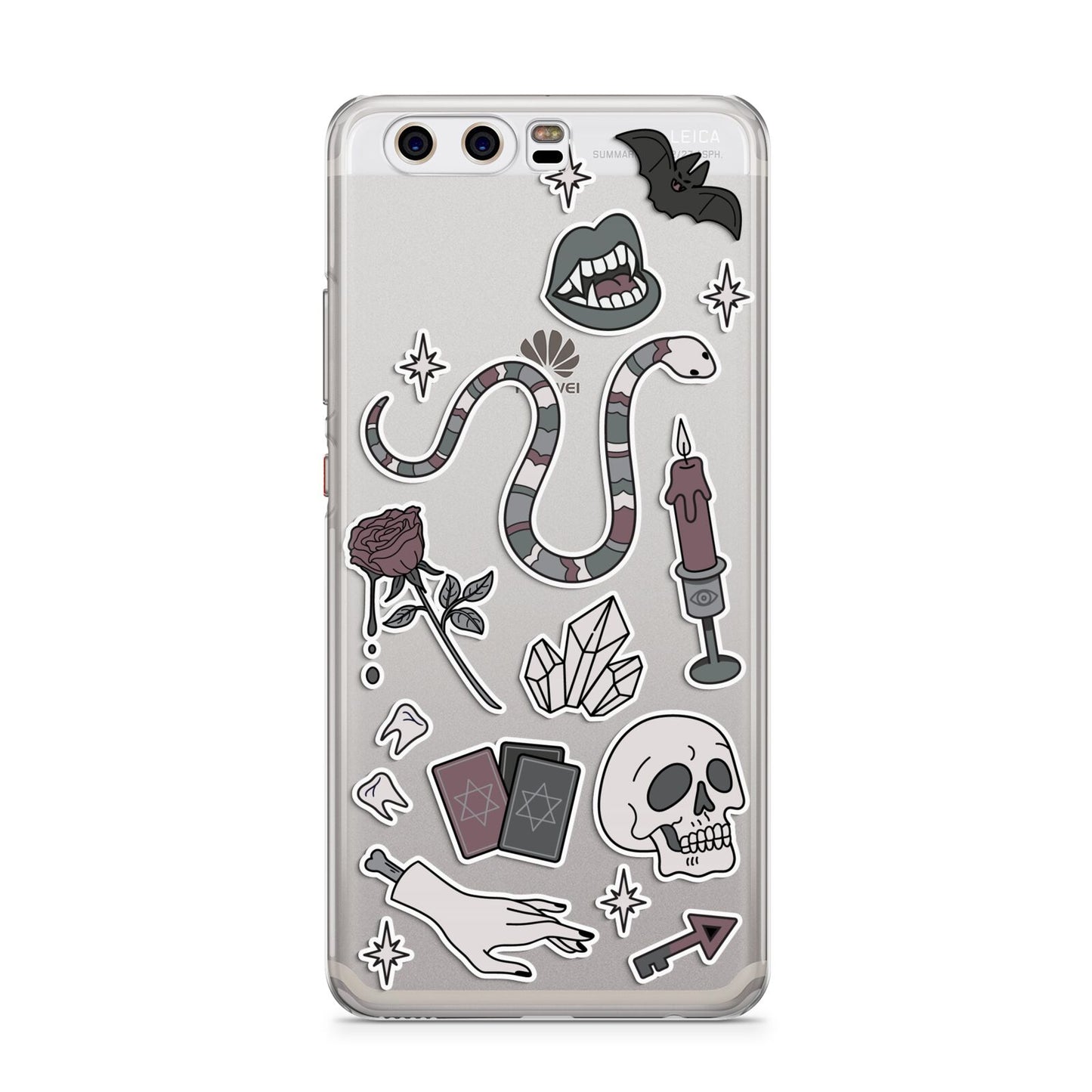 Halloween Spooky Stickers Huawei P10 Phone Case