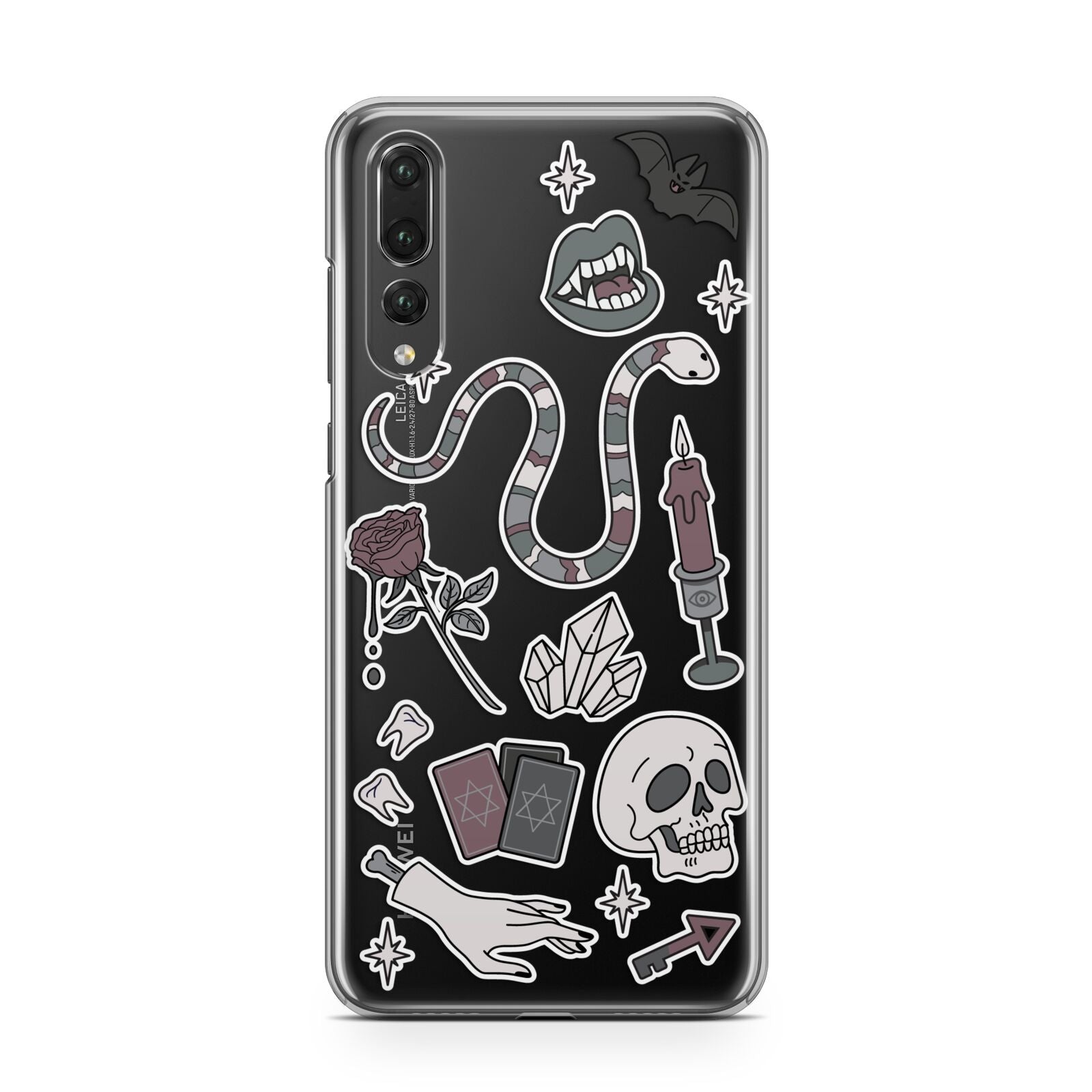 Halloween Spooky Stickers Huawei P20 Pro Phone Case