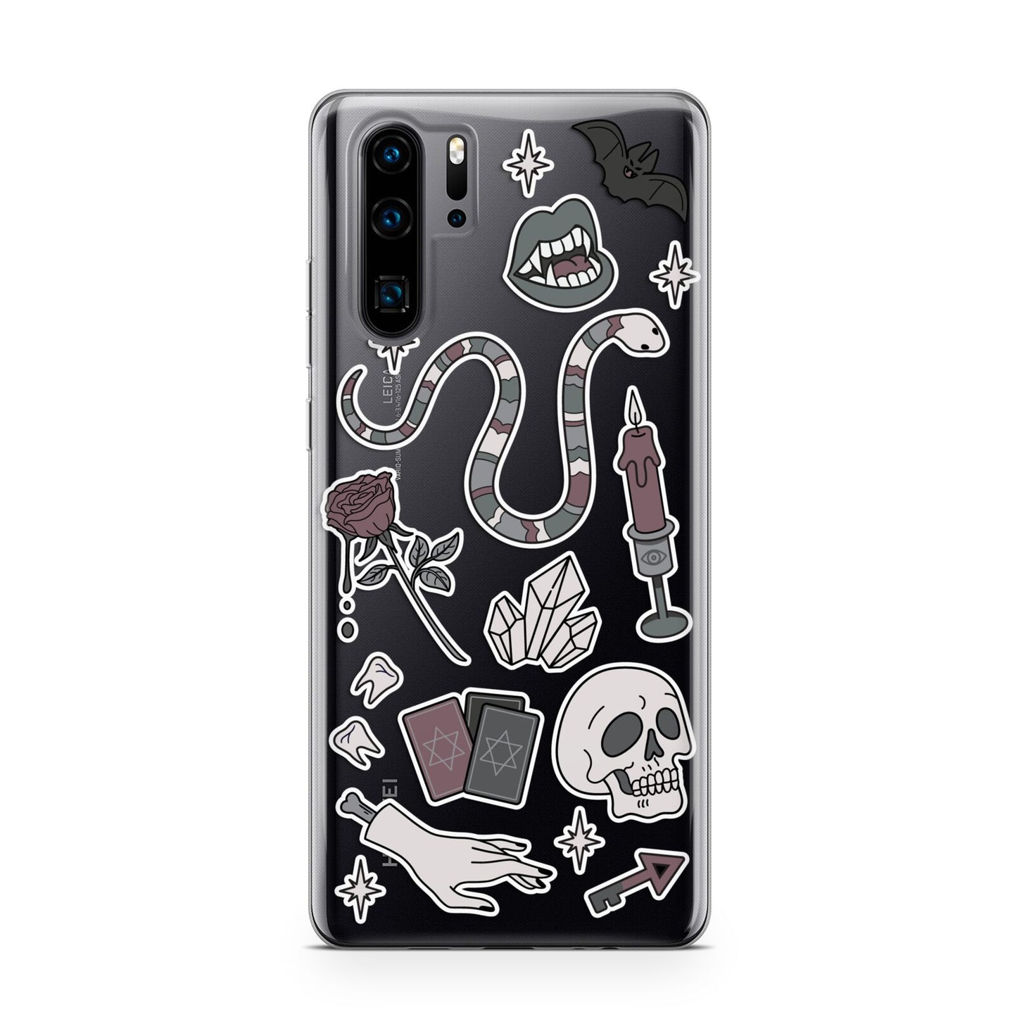 Halloween Spooky Stickers Huawei P30 Pro Phone Case