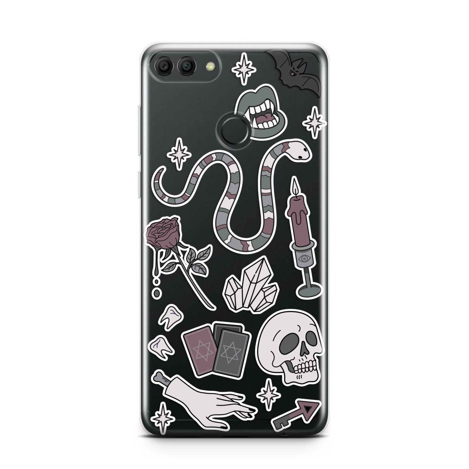 Halloween Spooky Stickers Huawei Y9 2018