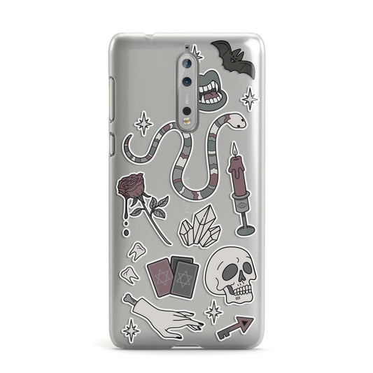 Halloween Spooky Stickers Nokia Case