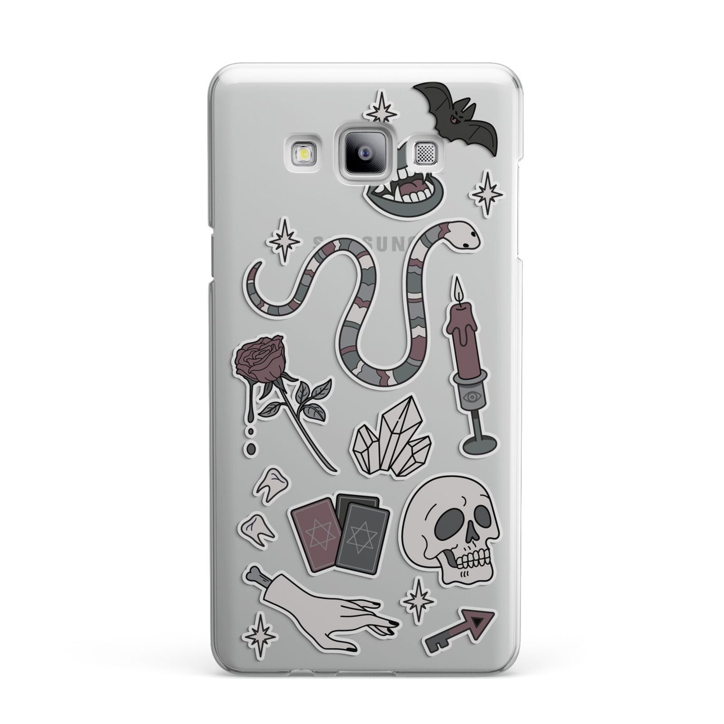 Halloween Spooky Stickers Samsung Galaxy A7 2015 Case