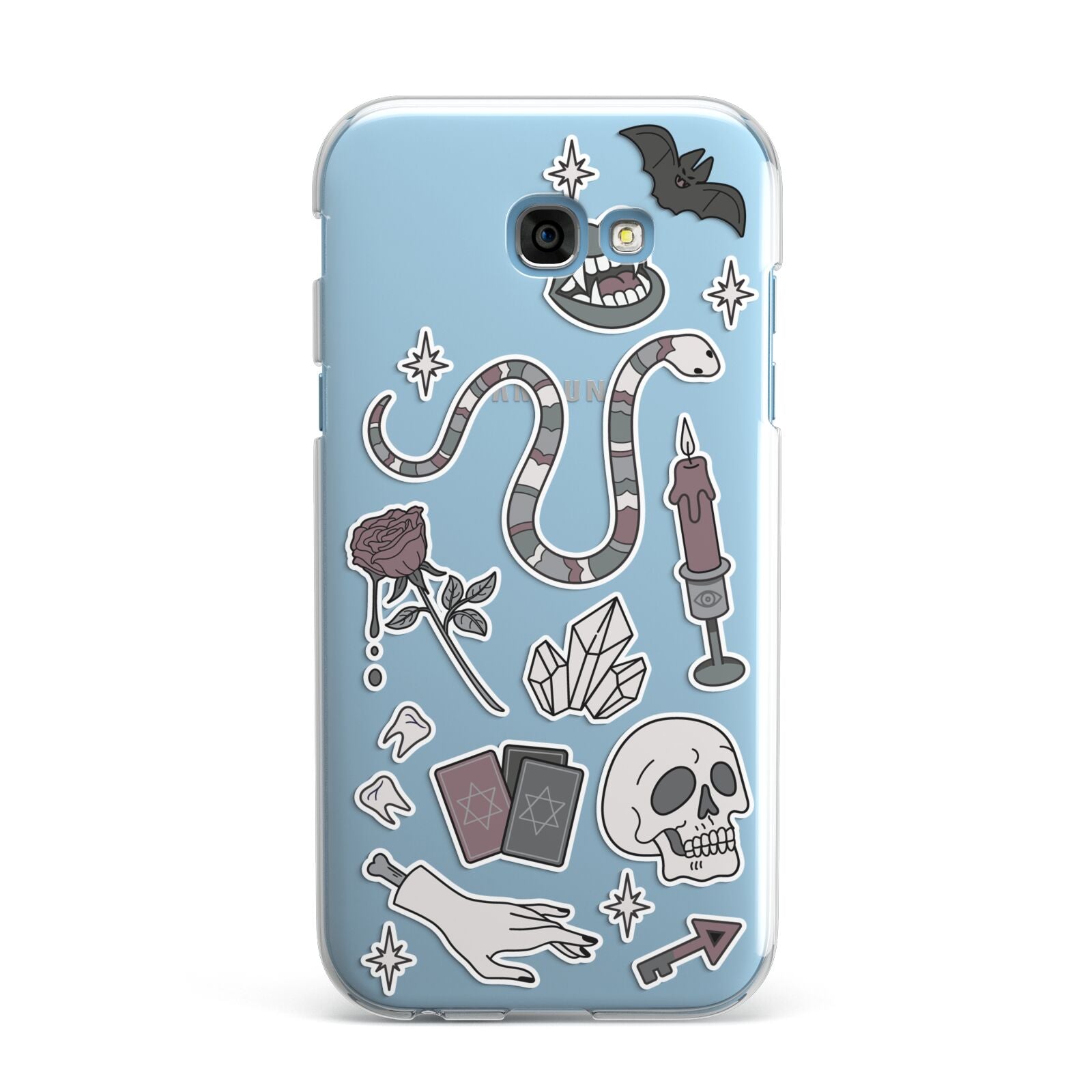 Halloween Spooky Stickers Samsung Galaxy A7 2017 Case