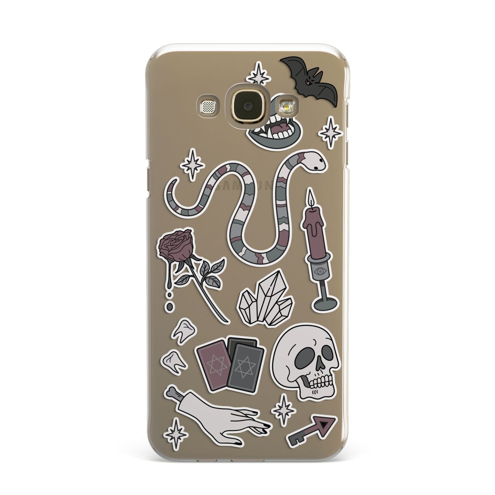 Halloween Spooky Stickers Samsung Galaxy A8 Case