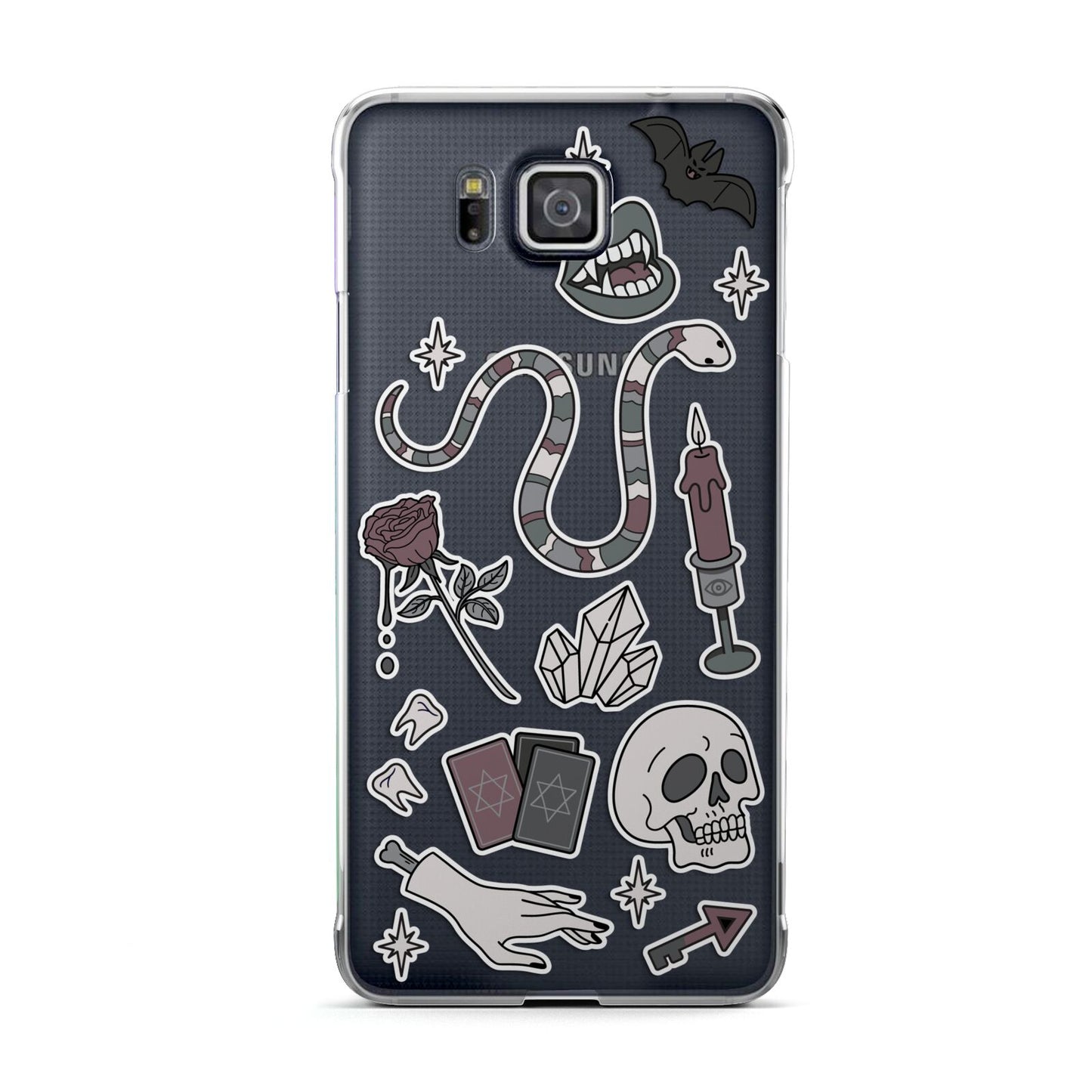 Halloween Spooky Stickers Samsung Galaxy Alpha Case