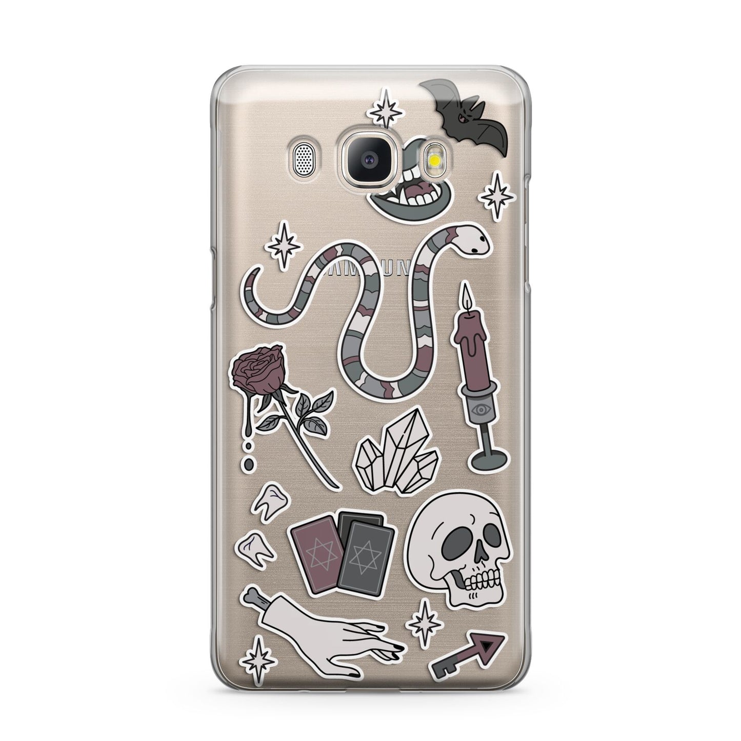 Halloween Spooky Stickers Samsung Galaxy J5 2016 Case