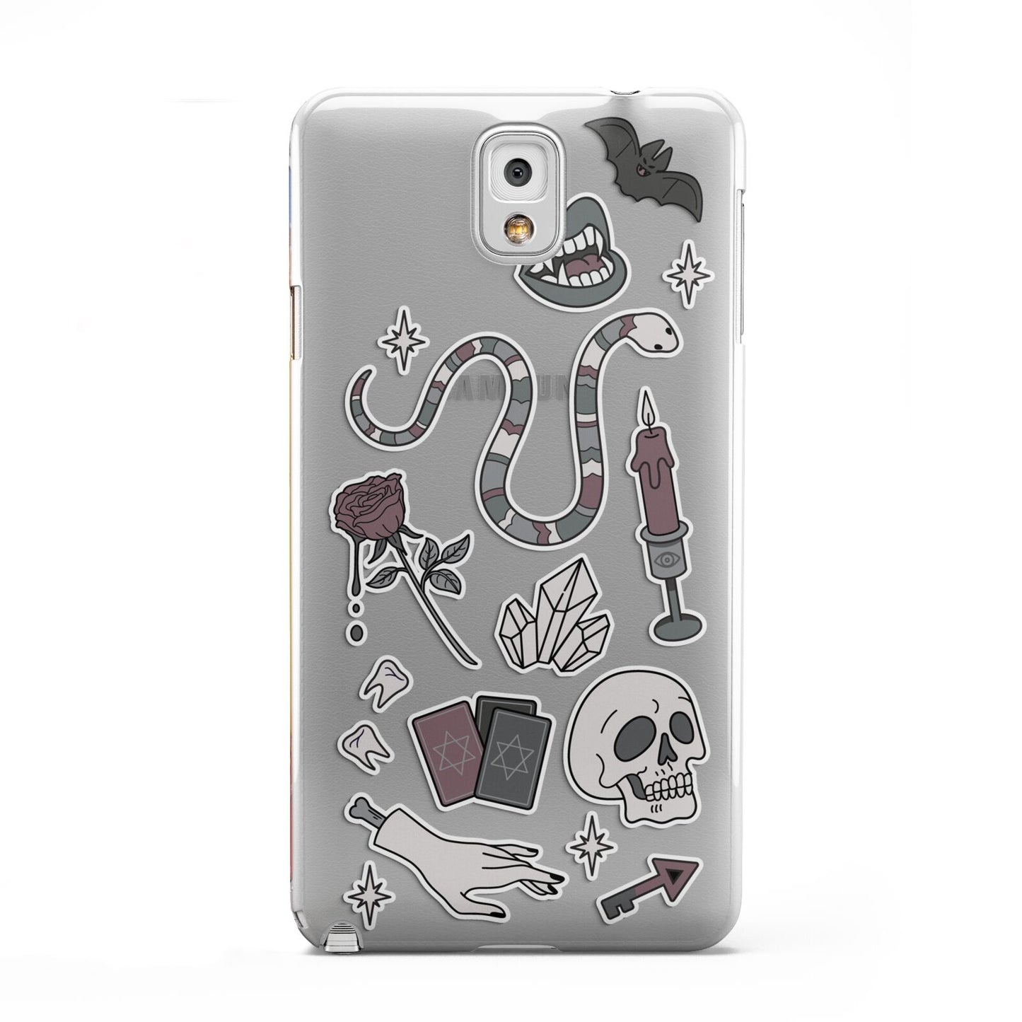 Halloween Spooky Stickers Samsung Galaxy Note 3 Case