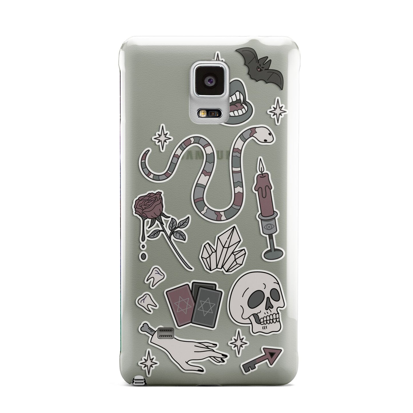 Halloween Spooky Stickers Samsung Galaxy Note 4 Case