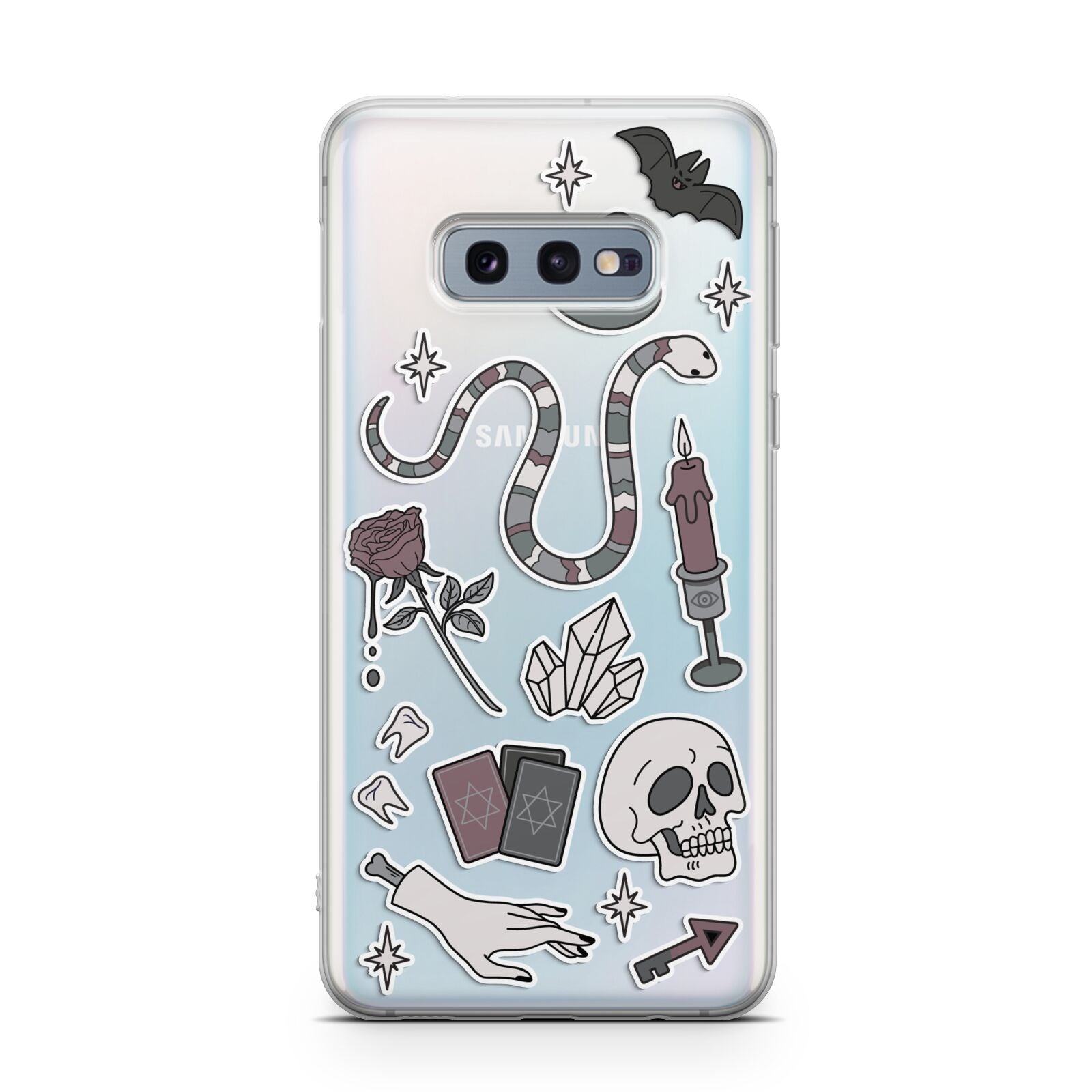 Halloween Spooky Stickers Samsung Galaxy S10E Case