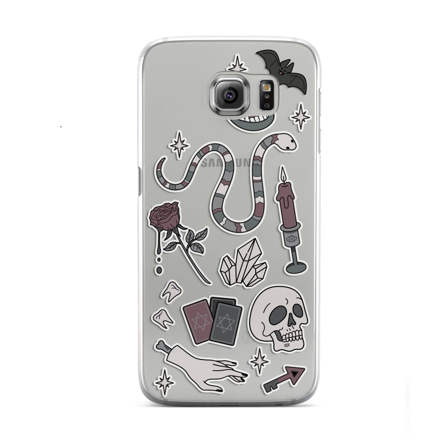 Halloween Spooky Stickers Samsung Galaxy S6 Case