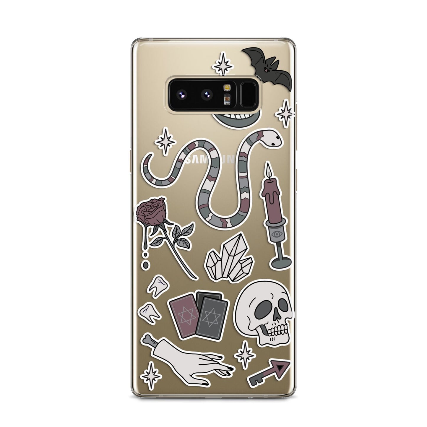 Halloween Spooky Stickers Samsung Galaxy S8 Case