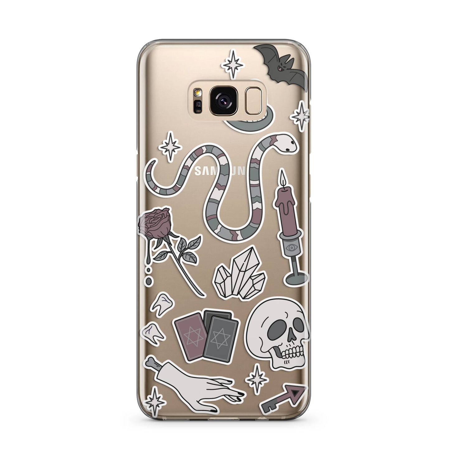 Halloween Spooky Stickers Samsung Galaxy S8 Plus Case