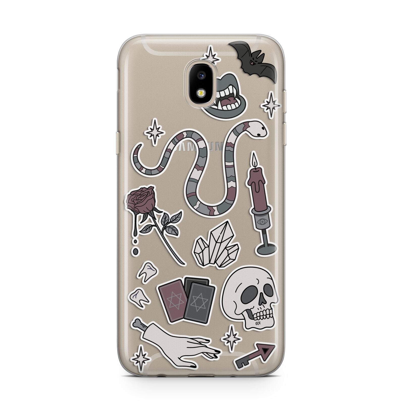 Halloween Spooky Stickers Samsung J5 2017 Case