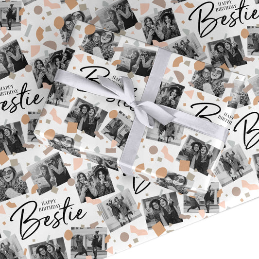 Happy Birthday Bestie Custom Wrapping Paper