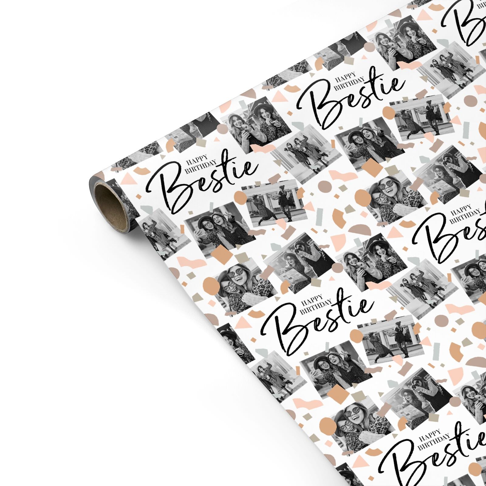 Happy Birthday Bestie Personalised Gift Wrap