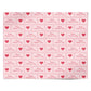 Happy Valentines Day Pink Heart Personalised Wrapping Paper Alternative