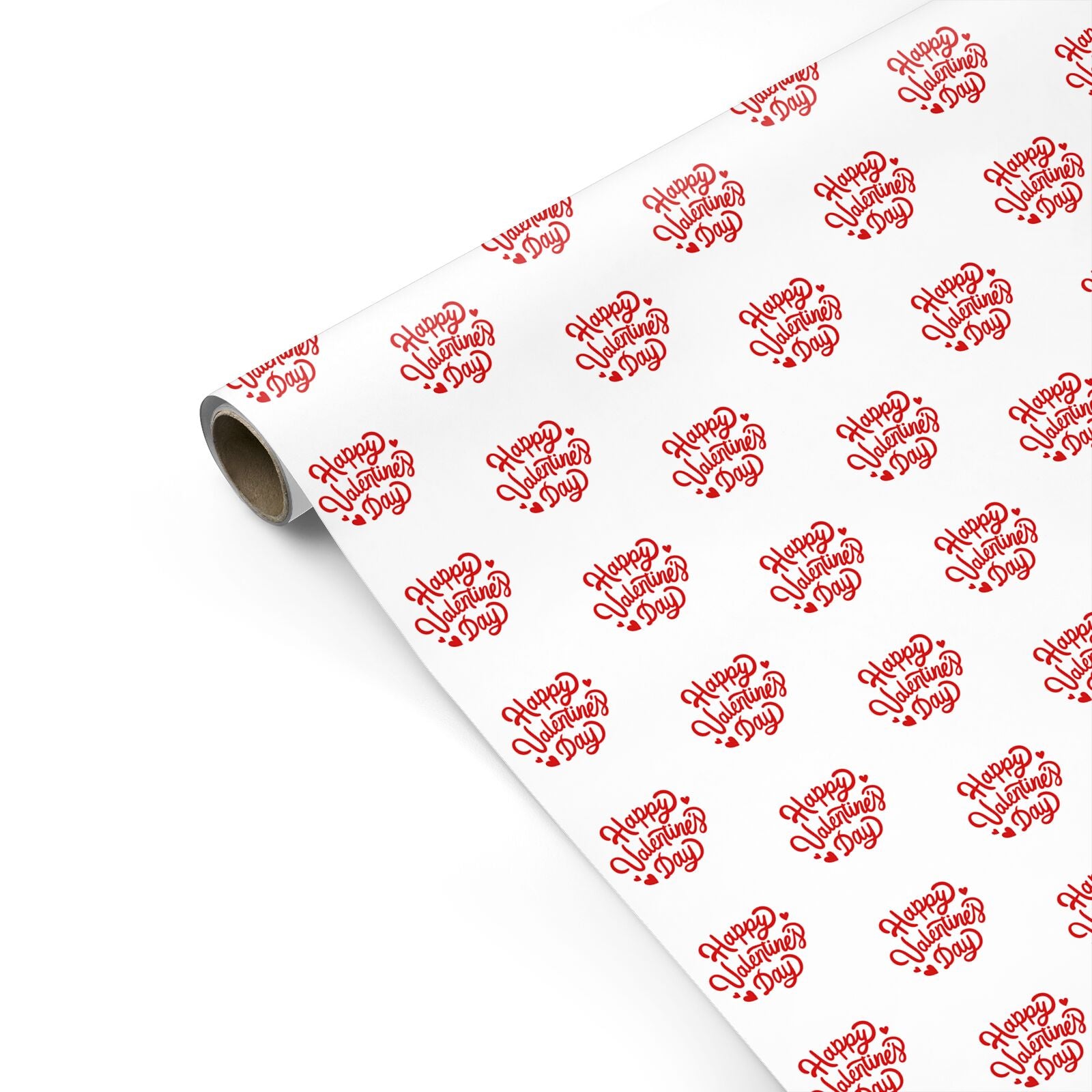 Happy Valentines Day Romantic Personalised Gift Wrap