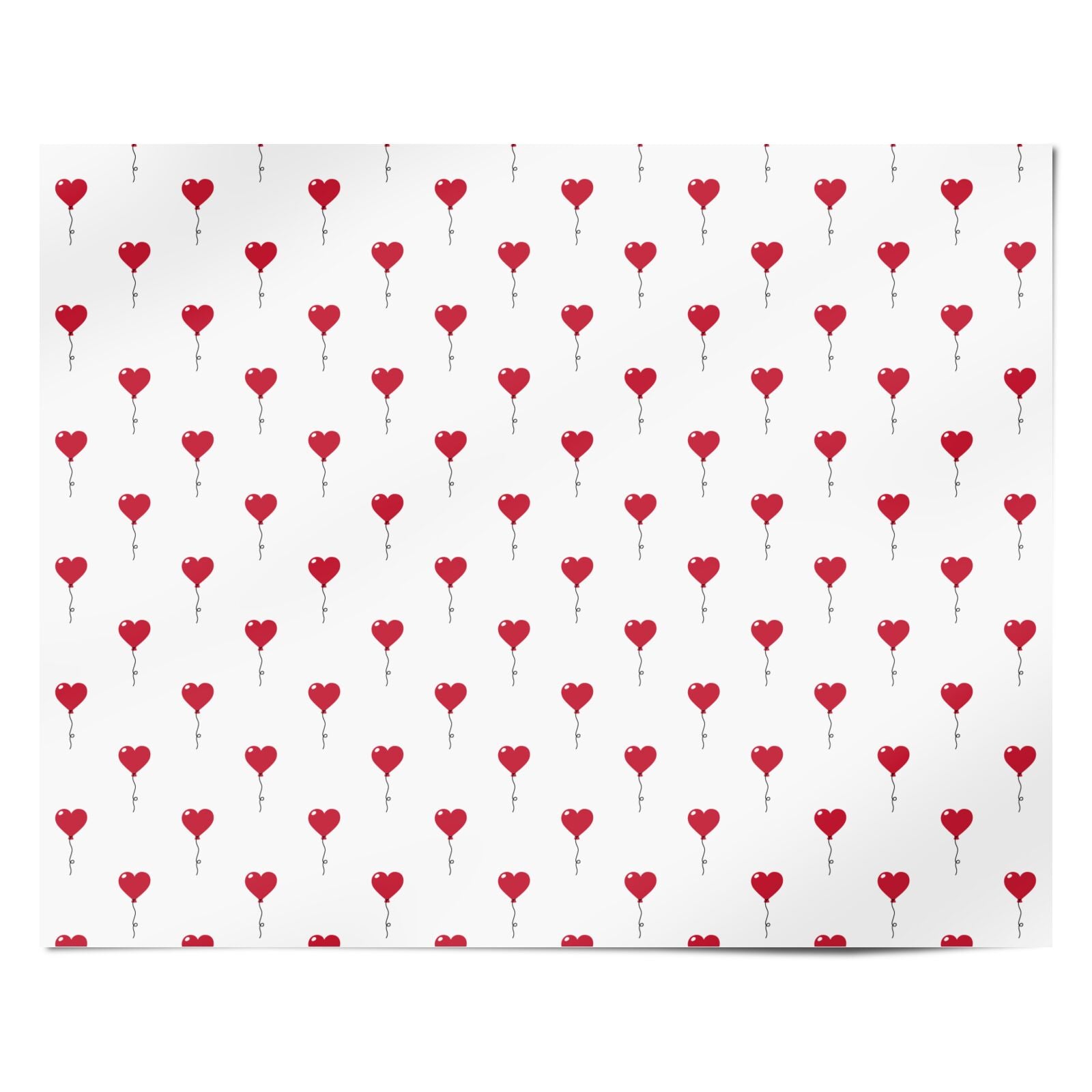 Heart Balloon Personalised Wrapping Paper Alternative