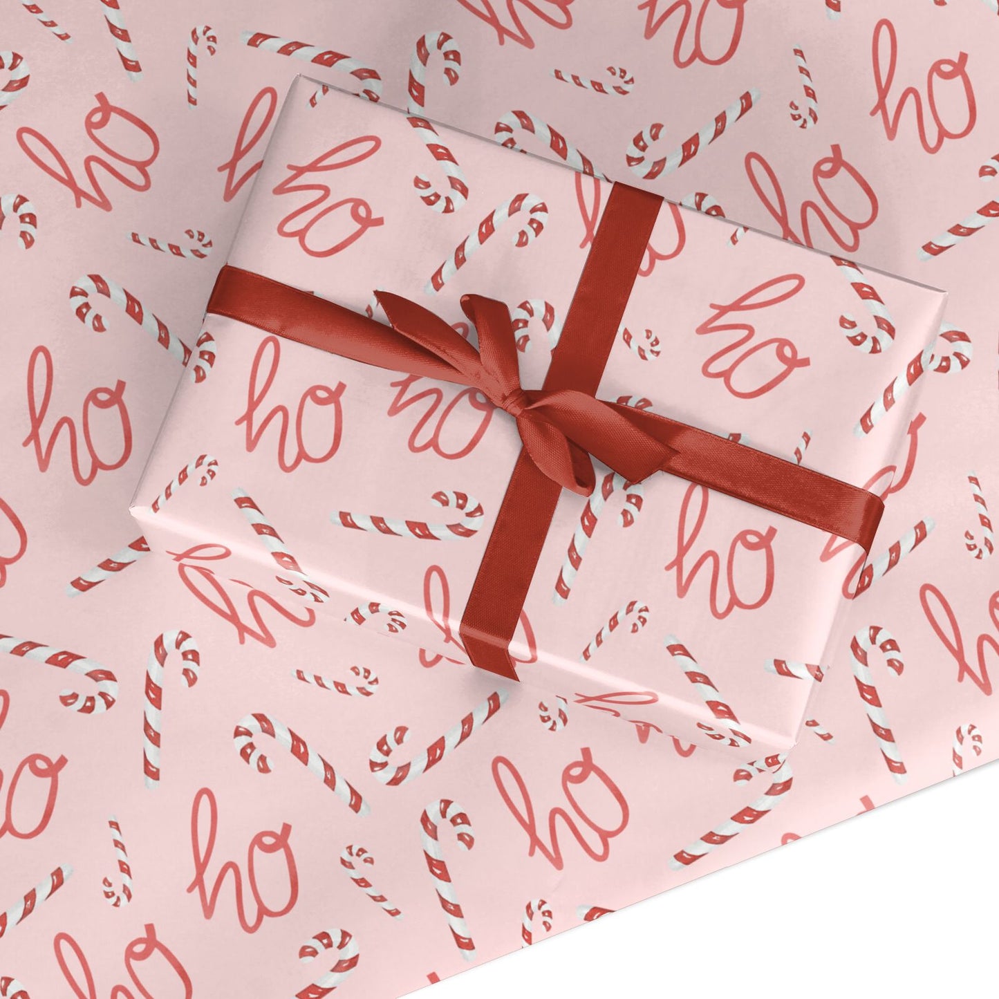 Ho Ho Candy Cane Custom Wrapping Paper