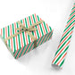 Holiday Cheer Striped Candy Cane Personalised Wrapping Paper