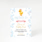 Holy Duck Personalised Baby Birthday A5 Greetings Card