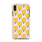 Hot Air Balloon Apple iPhone Xs Max Impact Case Pink Edge on Black Phone